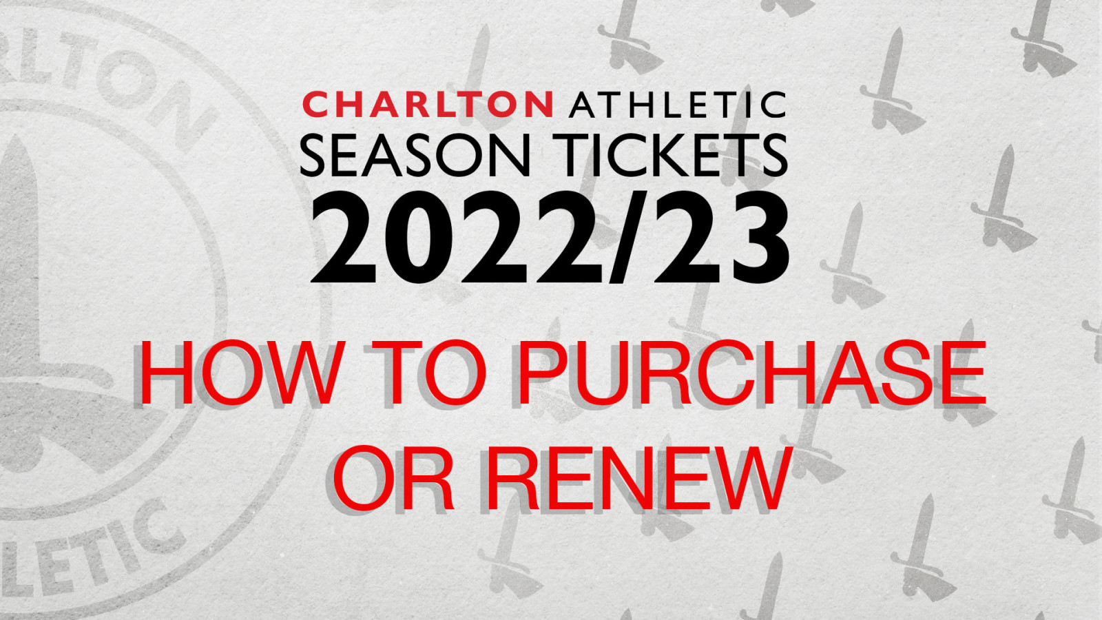 How to purchase your 2022/23 season ticket