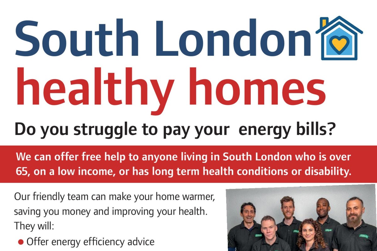 South London Healthy Homes flyer