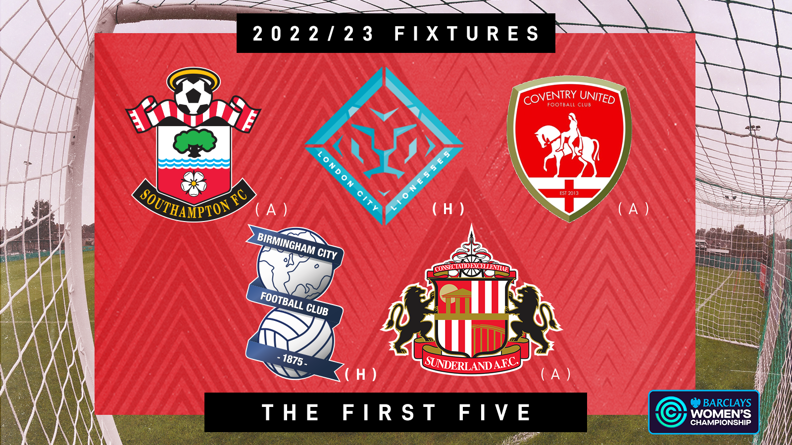 A graphic displaying Karen Hills' side's first five games of the 2022/23 season