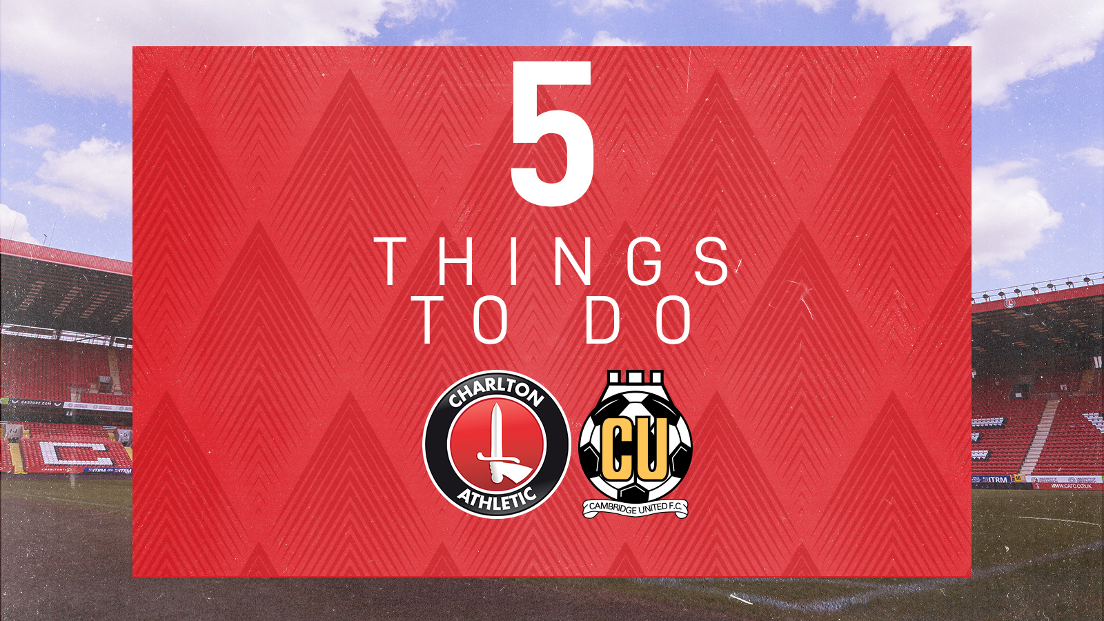 CAMBRIDGE 5 THINGS TO DO