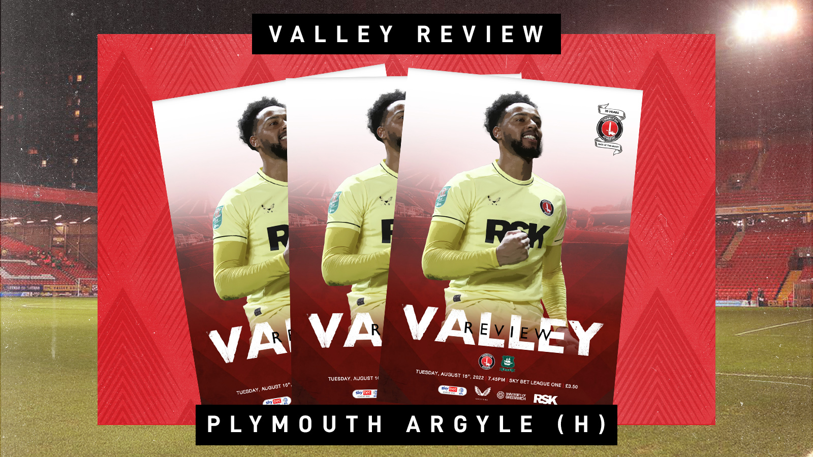 Joe Wollacott on the front of Valley Review