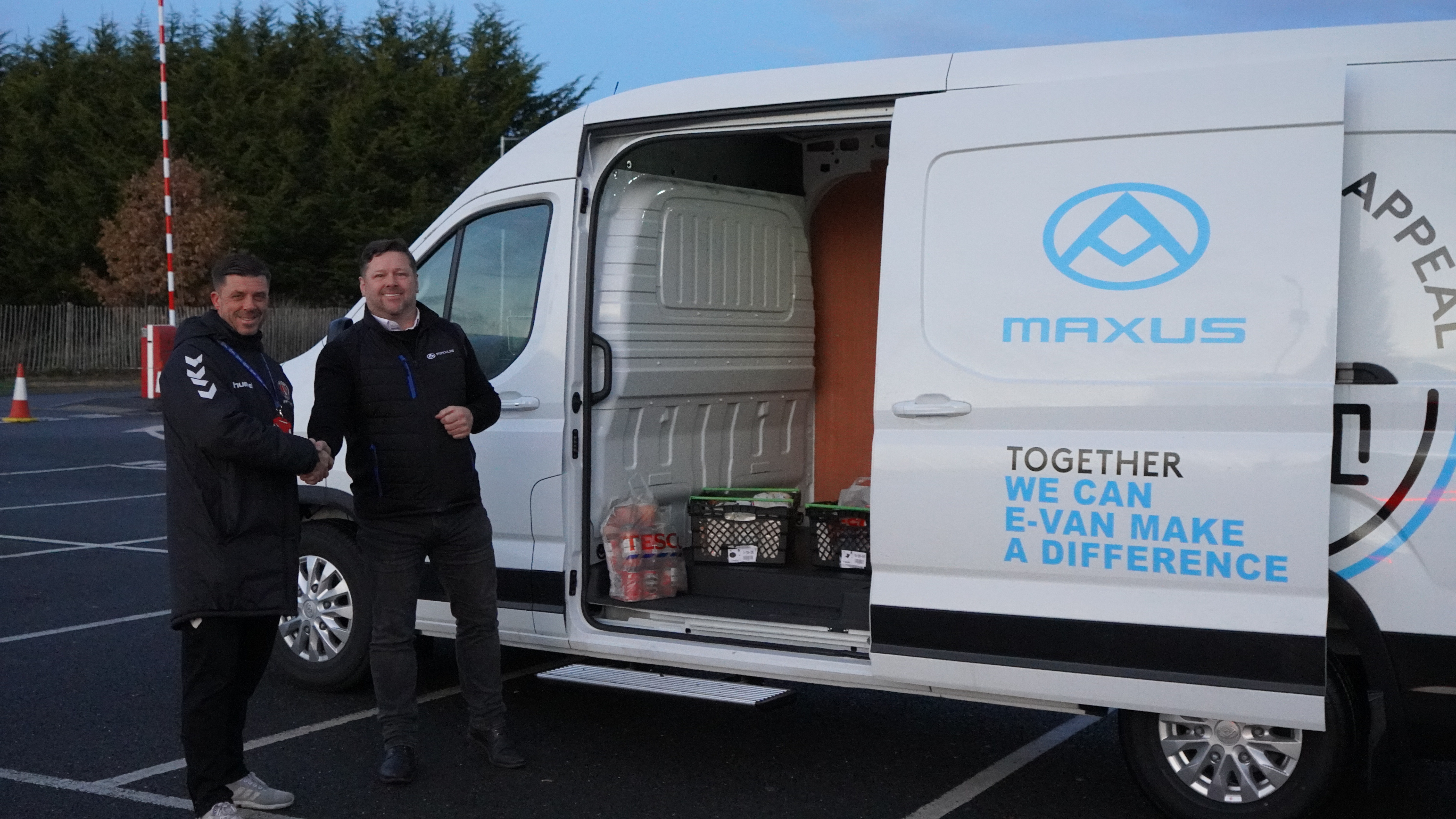 Rivervale Maxus van with CACT's Matt Phillips