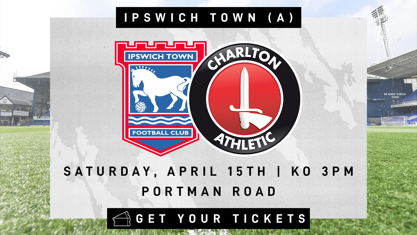 Ipswich Town away tickets now on sale | Charlton Athletic Football Club