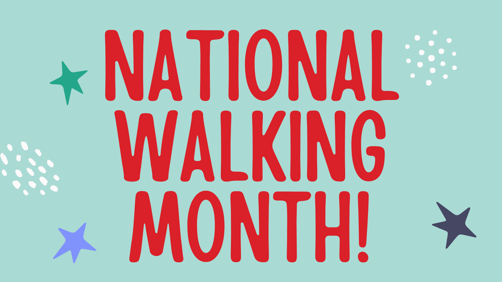 National Walking Month design