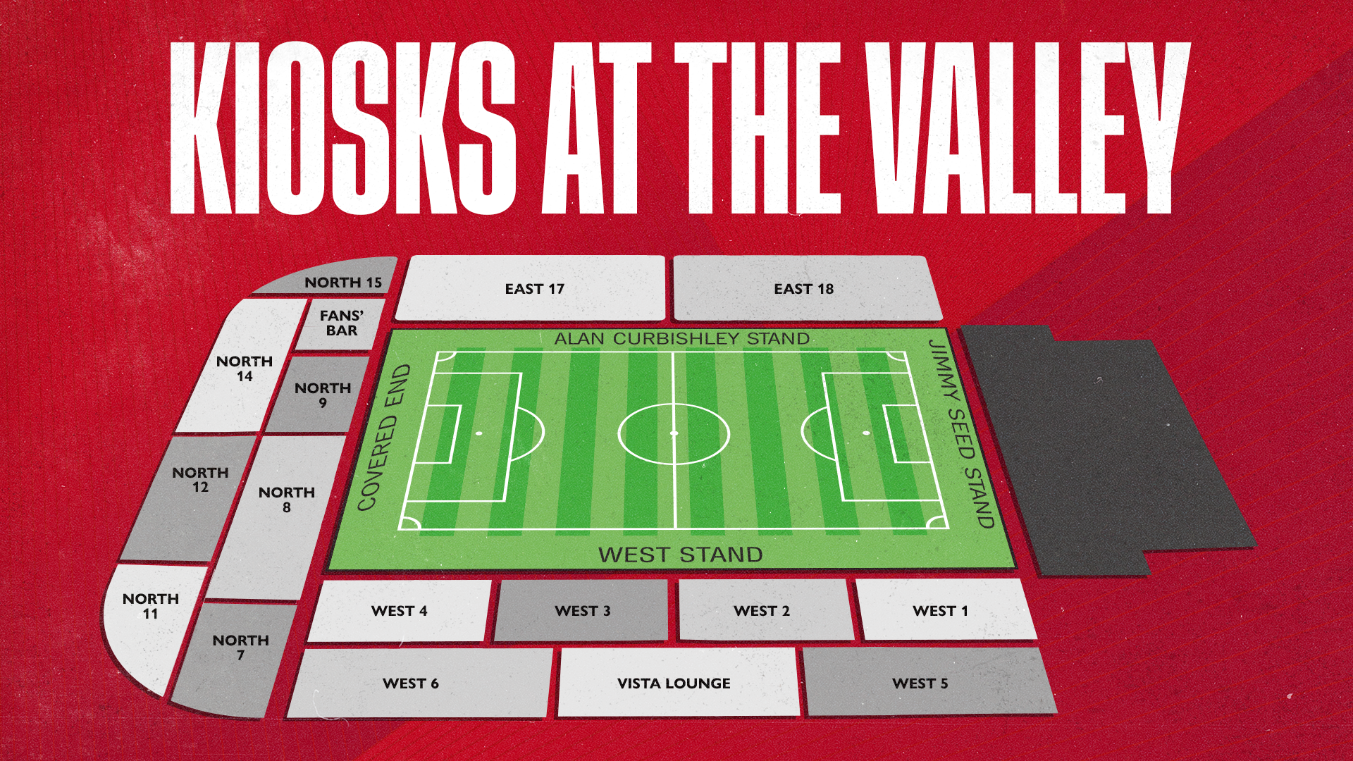 Kiosk map at The Valley