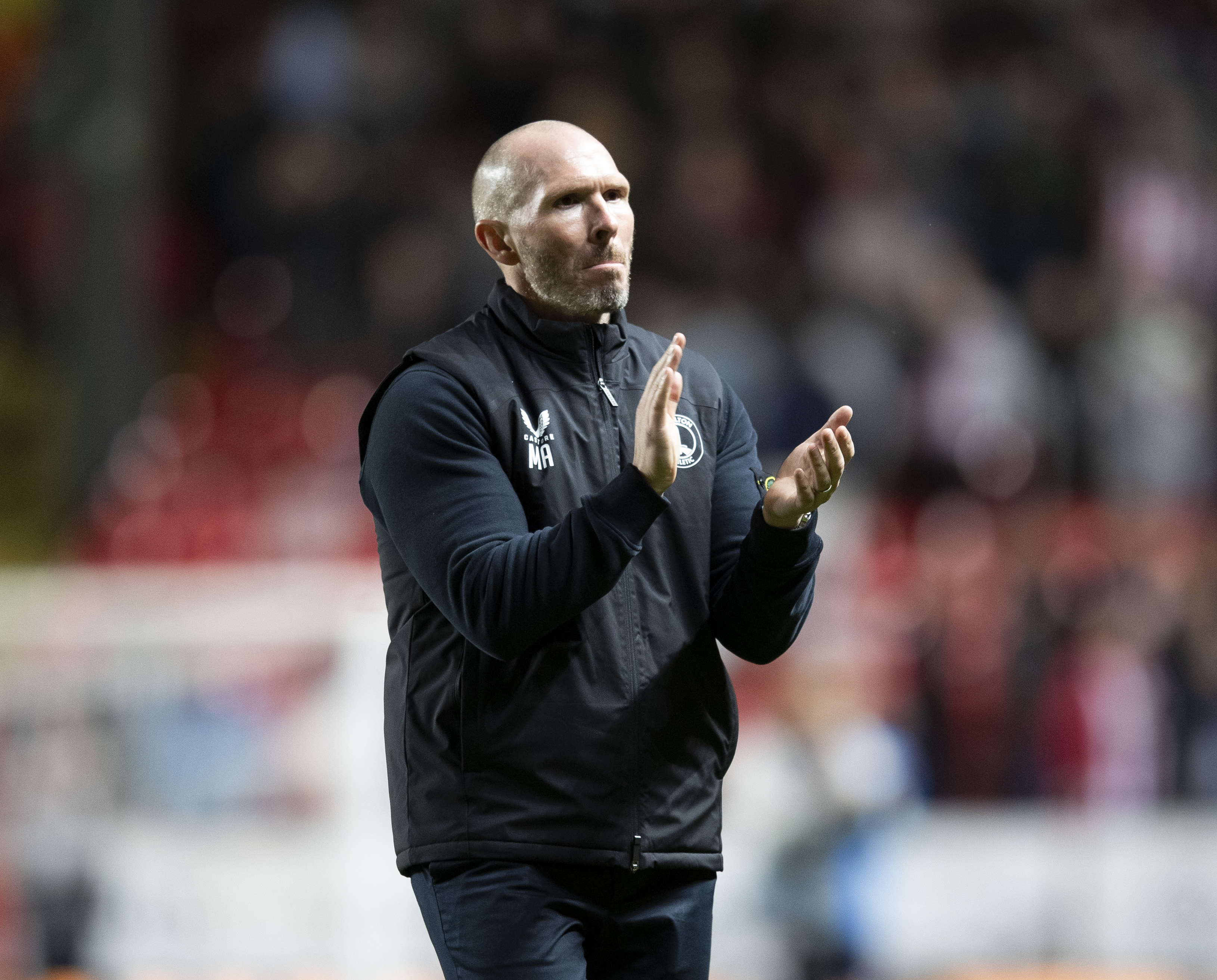 Michael Appleton claps supporters