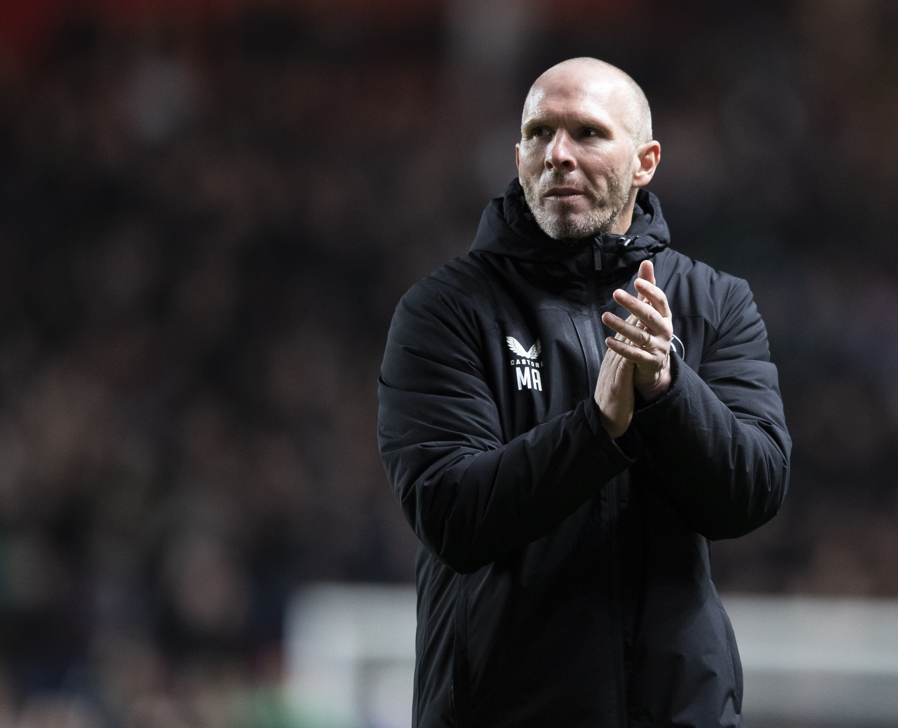 Michael Appleton claps supporters