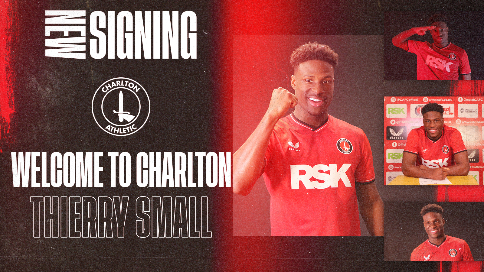Thierry Small joins Charlton | Charlton Athletic Football Club