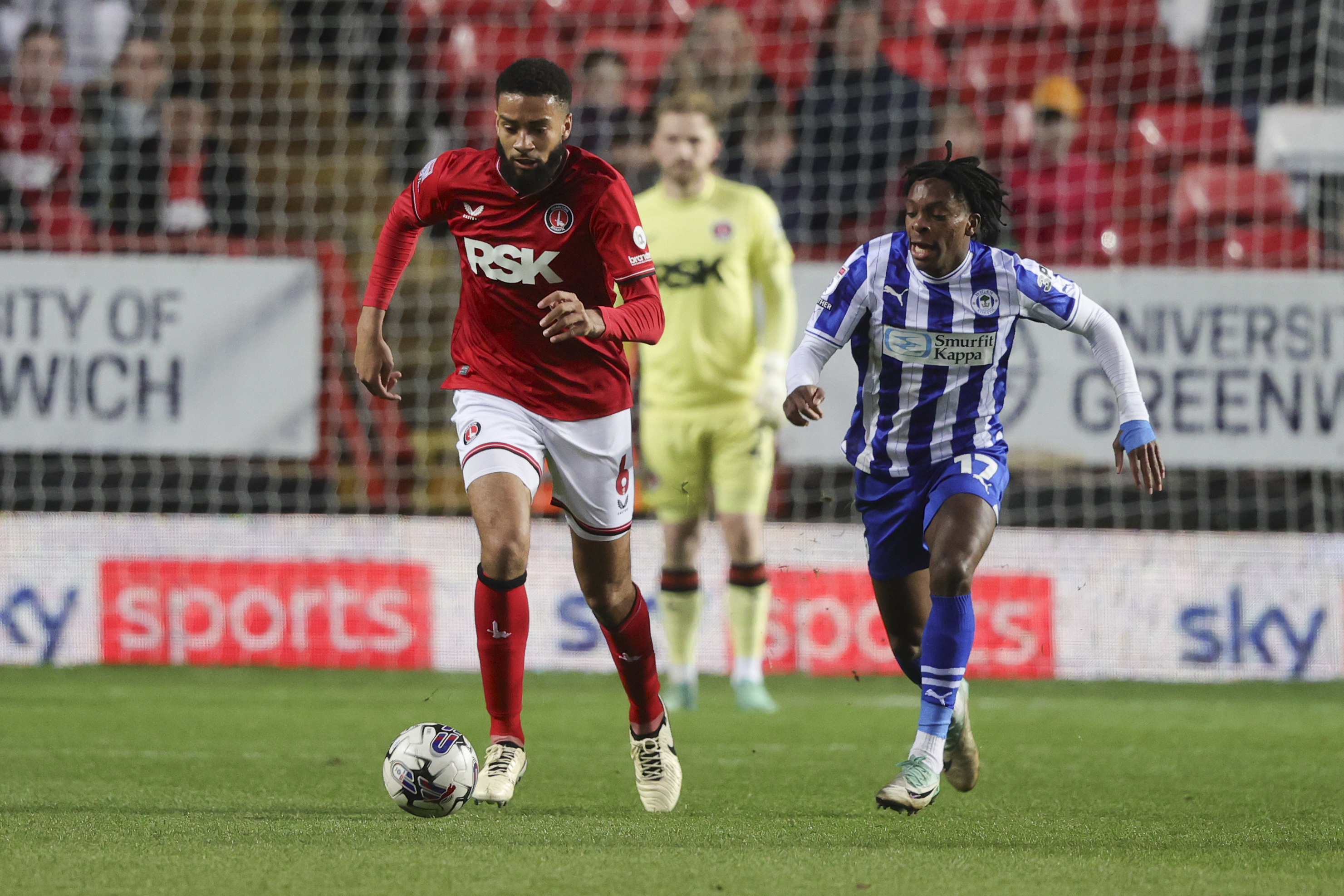 Michael Hector on the ball