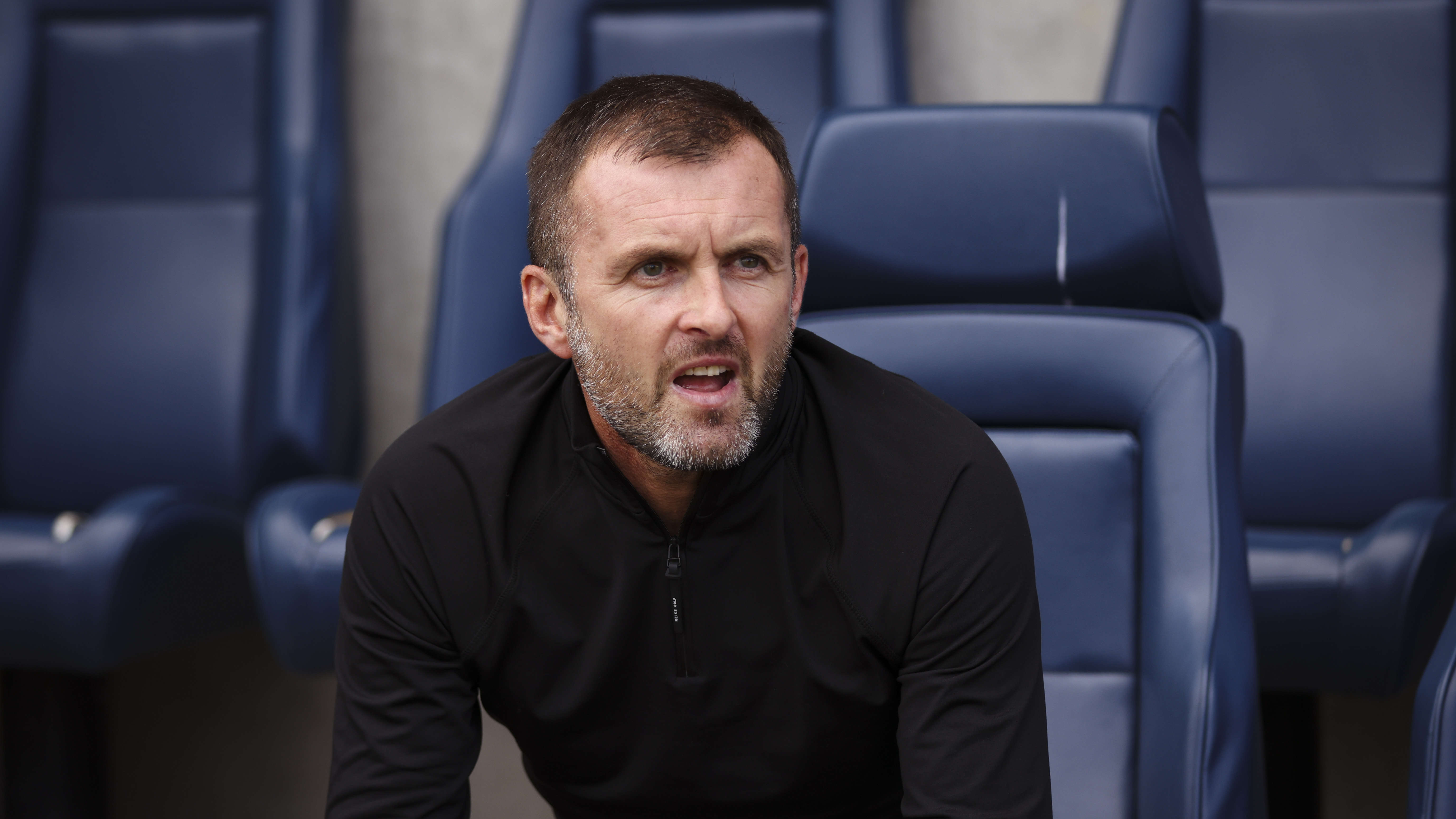 Nathan Jones before Charlton's game against AFC Wimbledon.