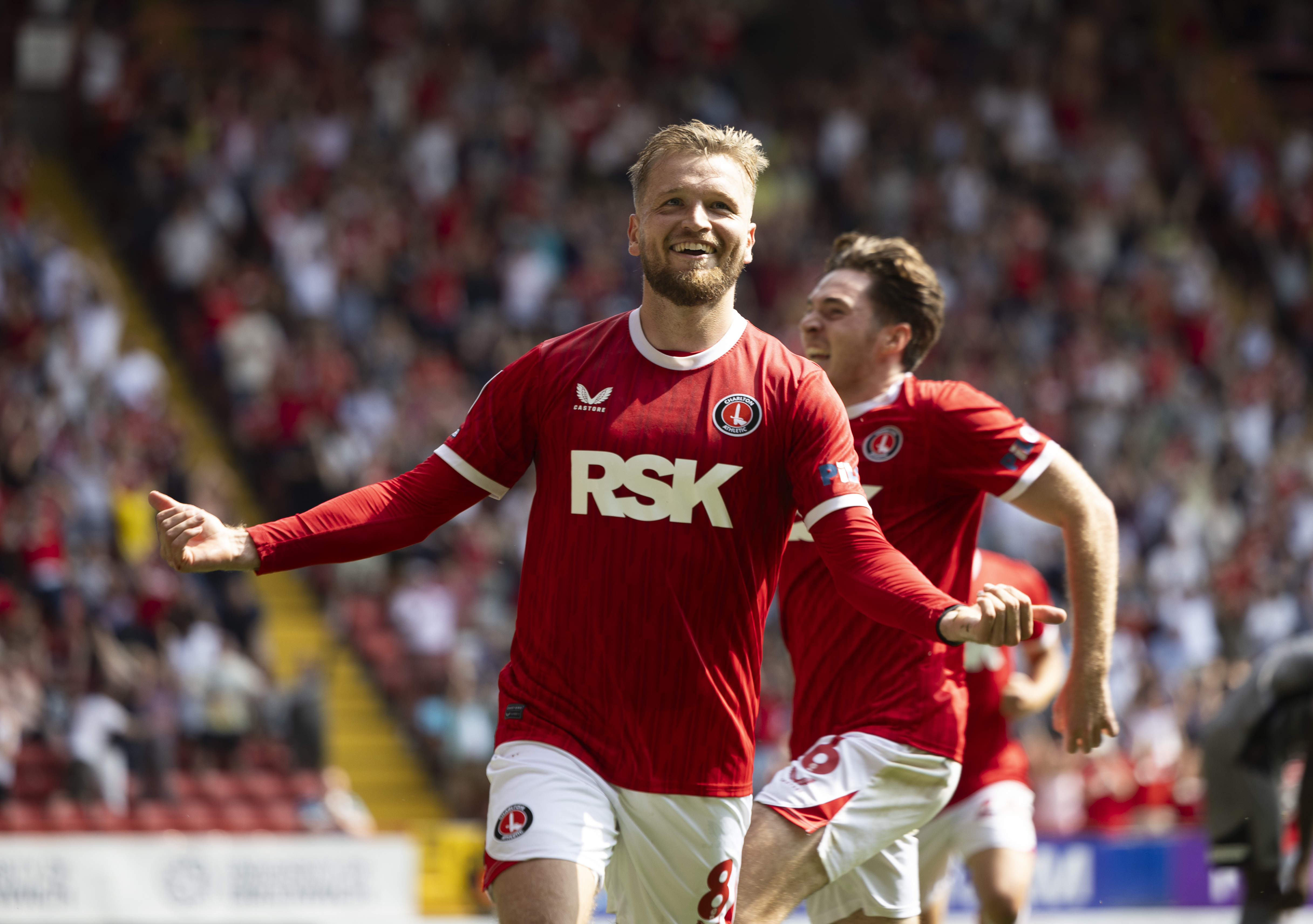 Luke Berry celebrating