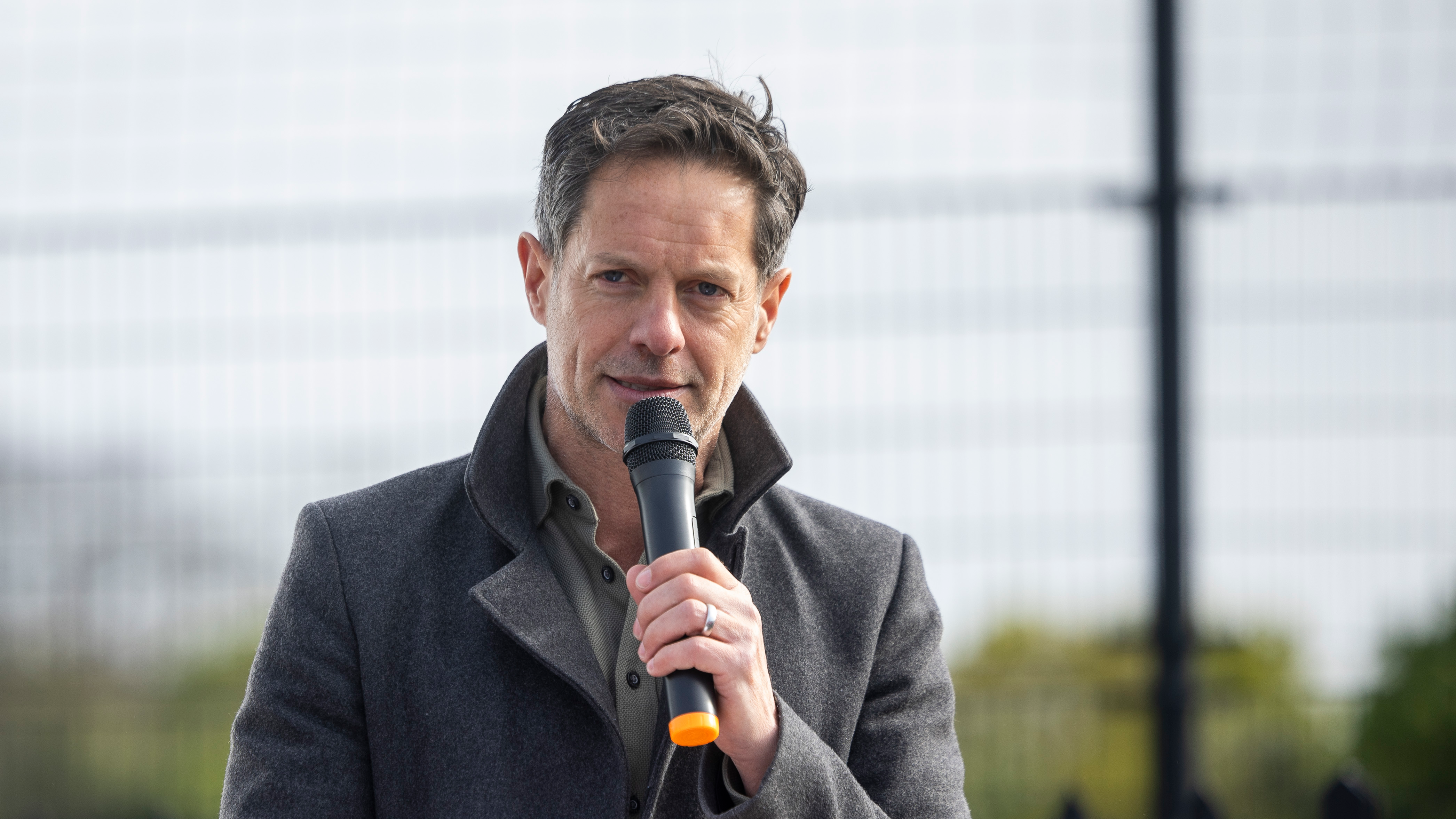 Former Charlton Athletic player Scott Minto at Sparrows Lane before the Charlton Upbeats Walk 2024, a charity walk organised by the Charlton Athletic Community Trust.