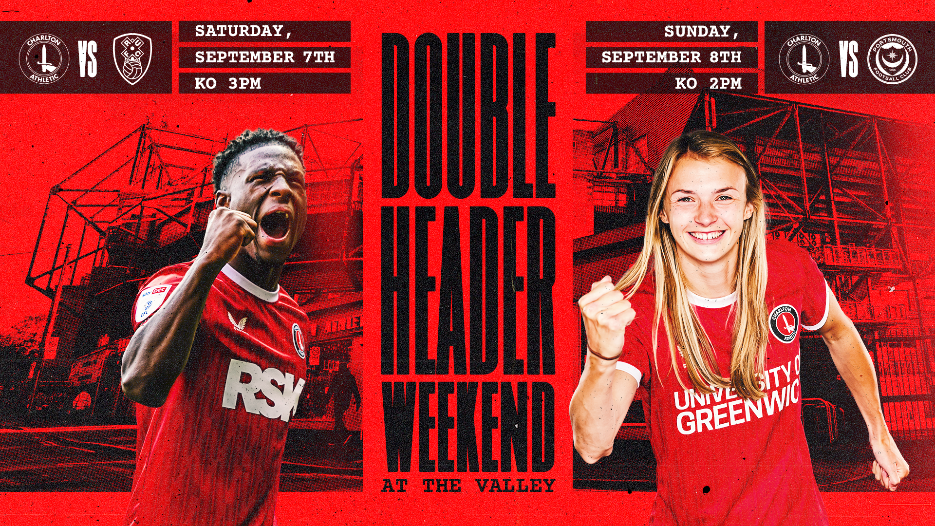 Double Header at The Valley