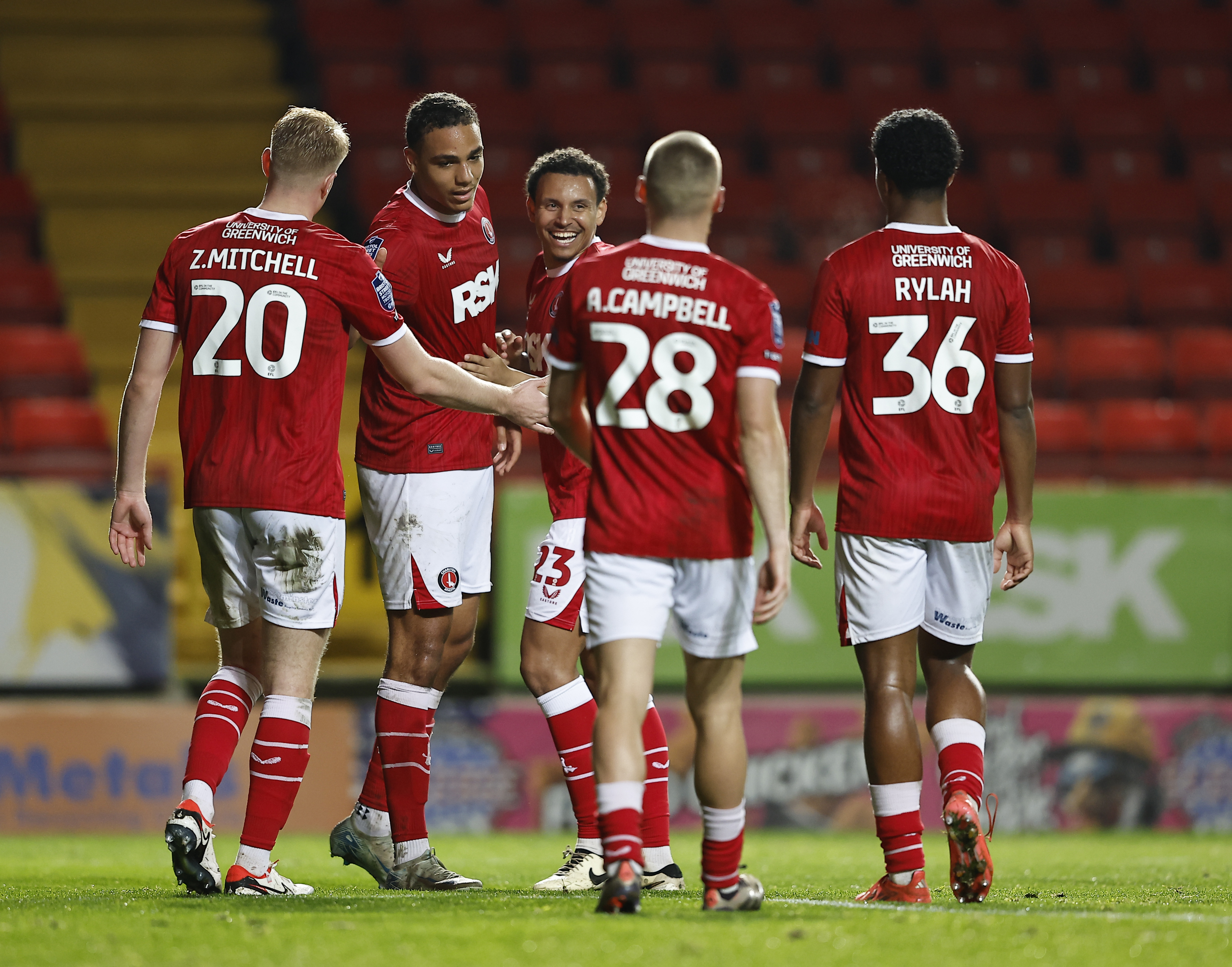 Charlton celebrate