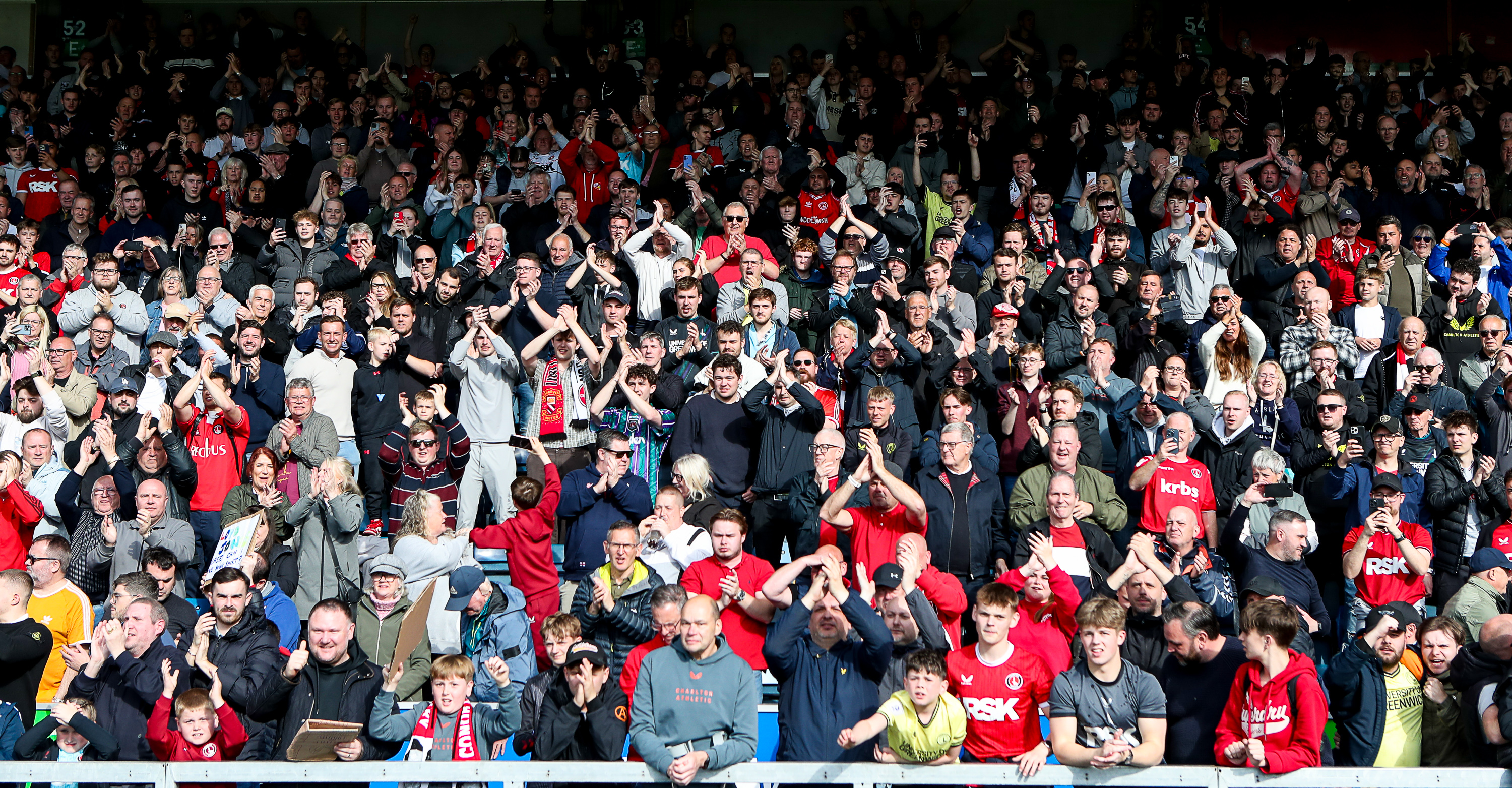 Fans celebrate