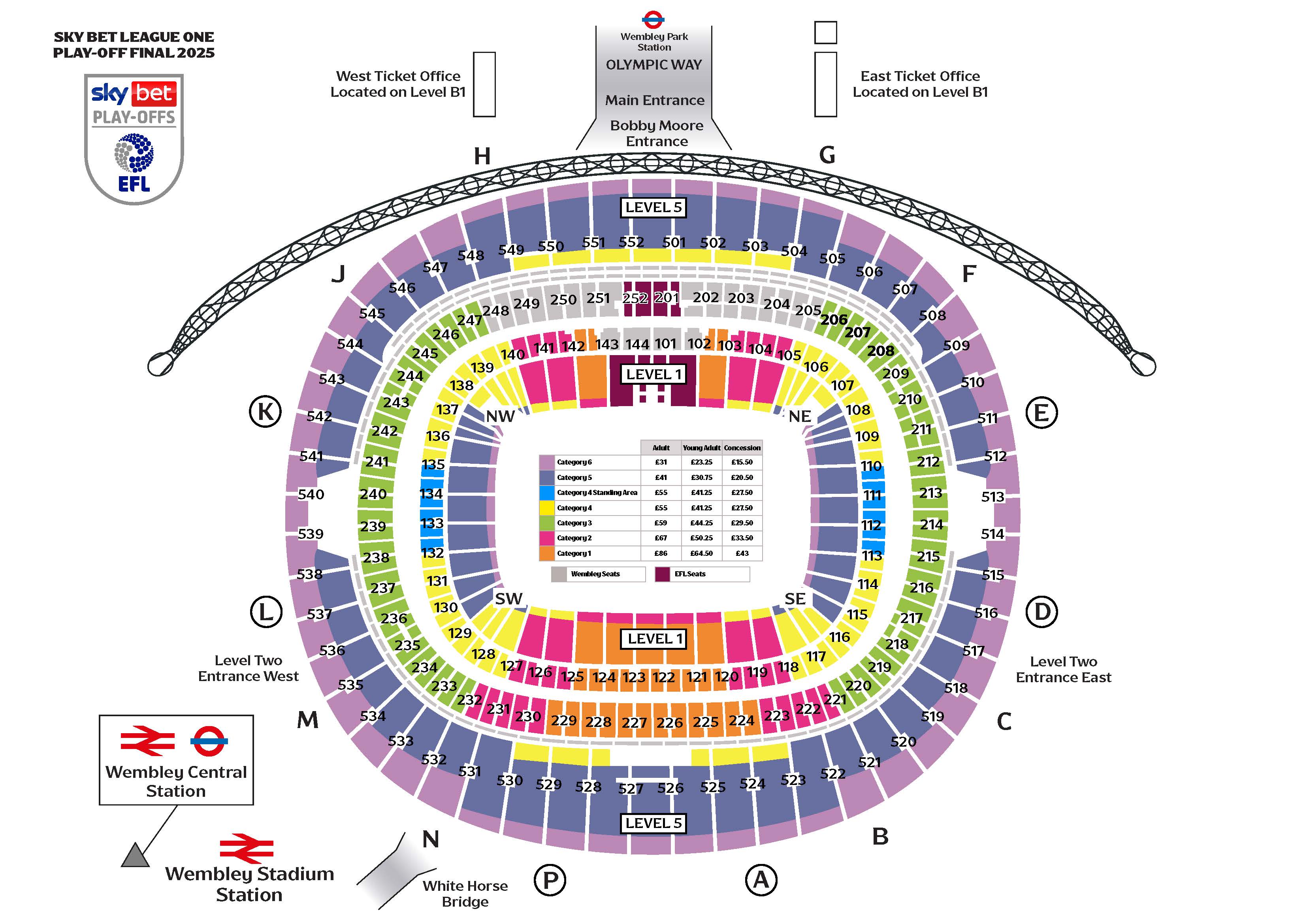 Stadium map
