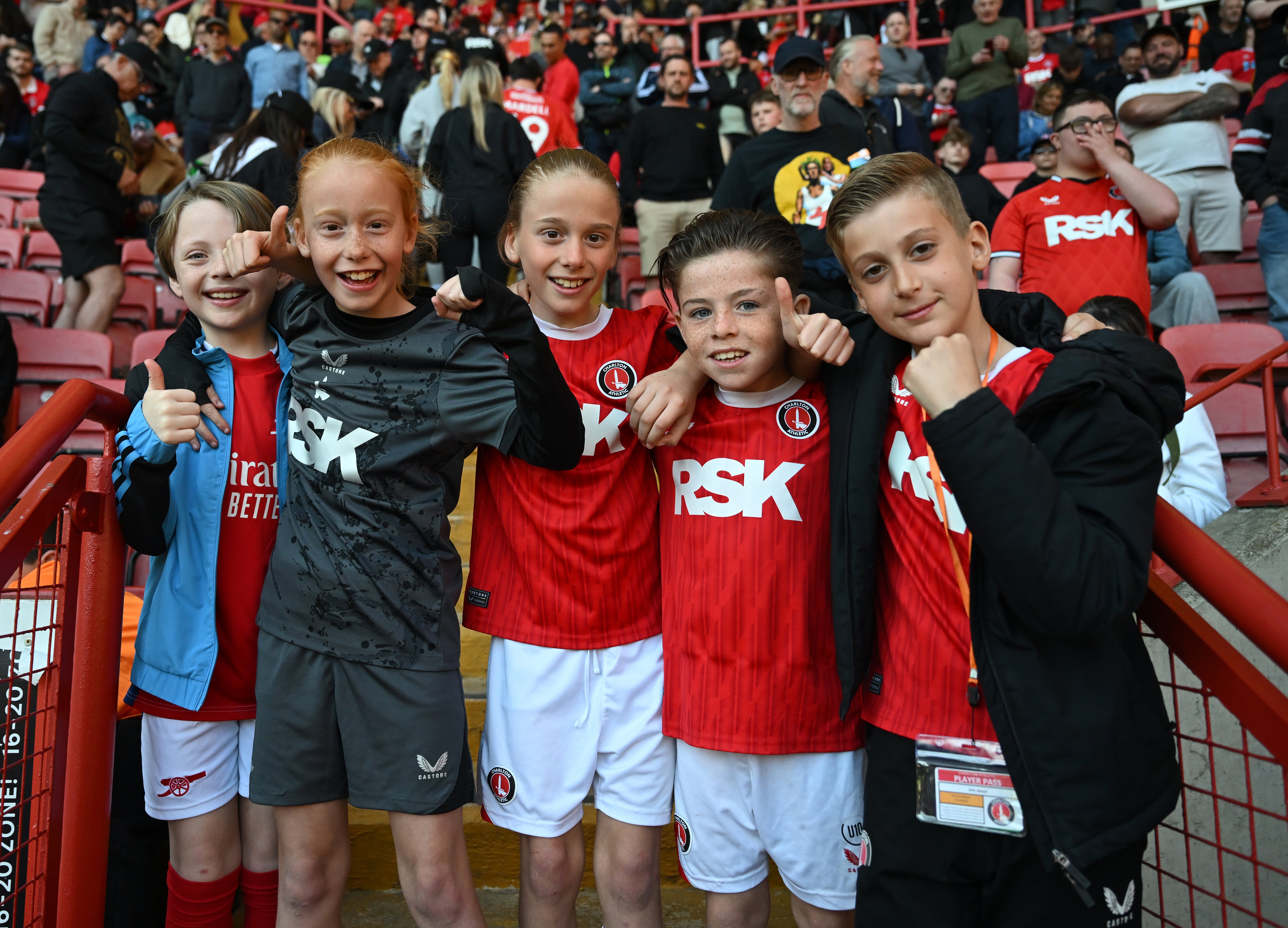 Young Charlton fans