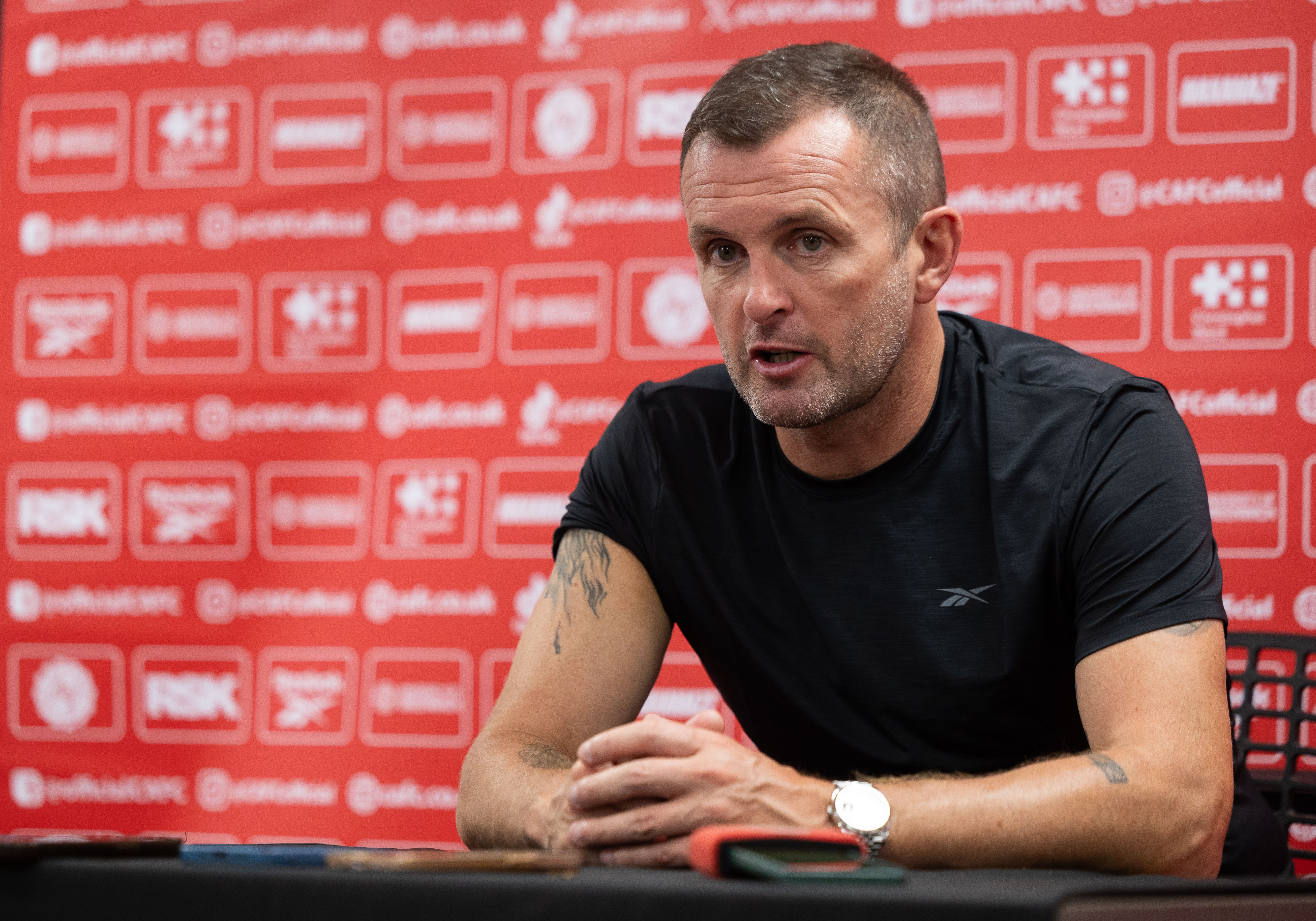 Nathan Jones post-match