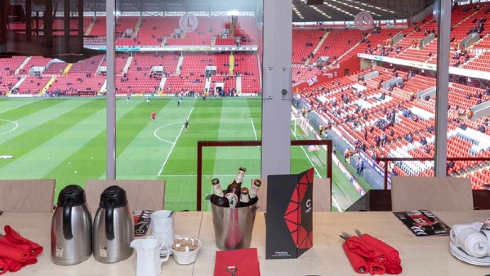 Book your executive box in the Alan Curbishley Stand Charlton Athletic Football Club