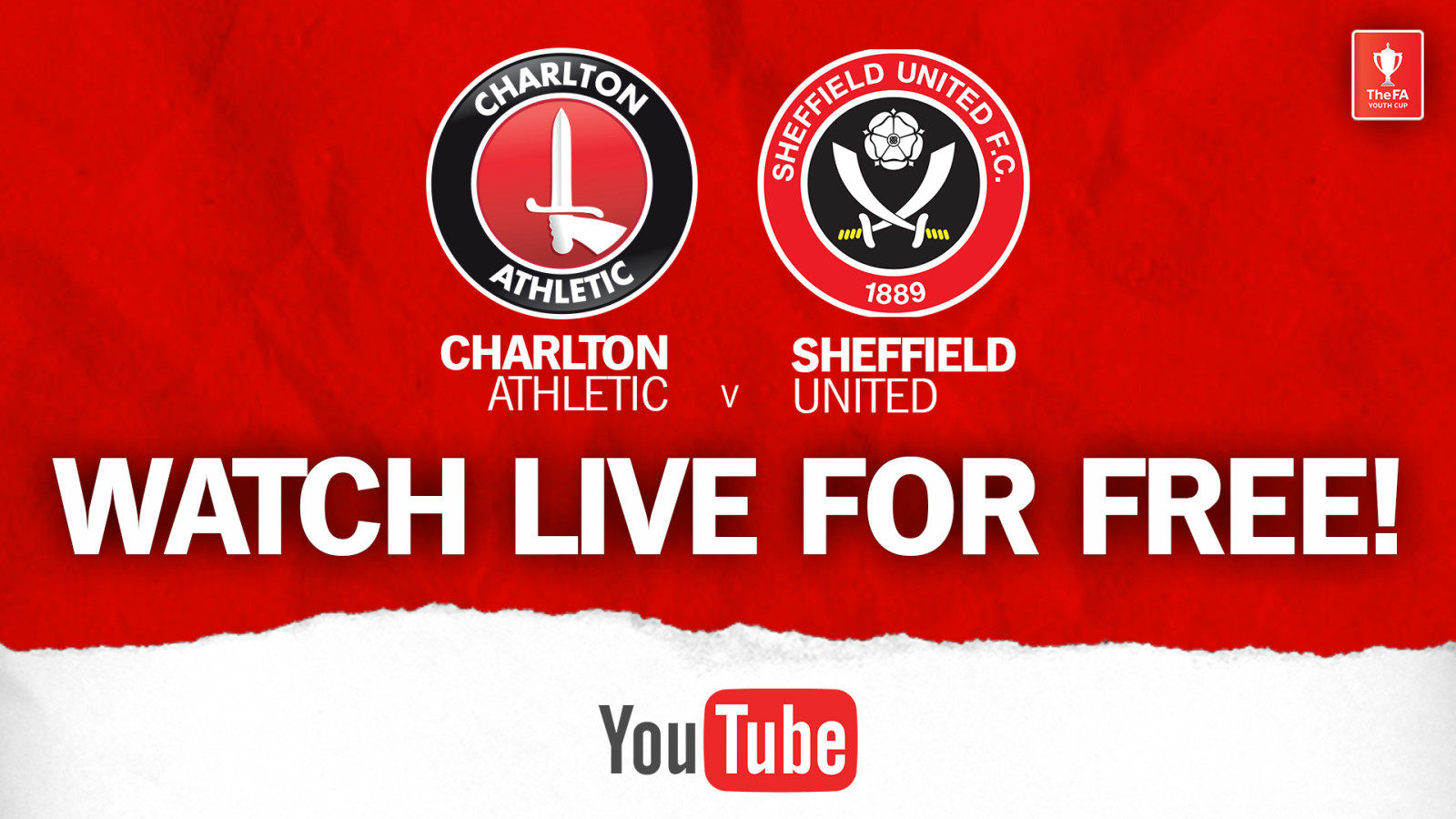 FA YOUTH CUP Watch Charlton v Sheffield United for free Charlton Athletic Football Club