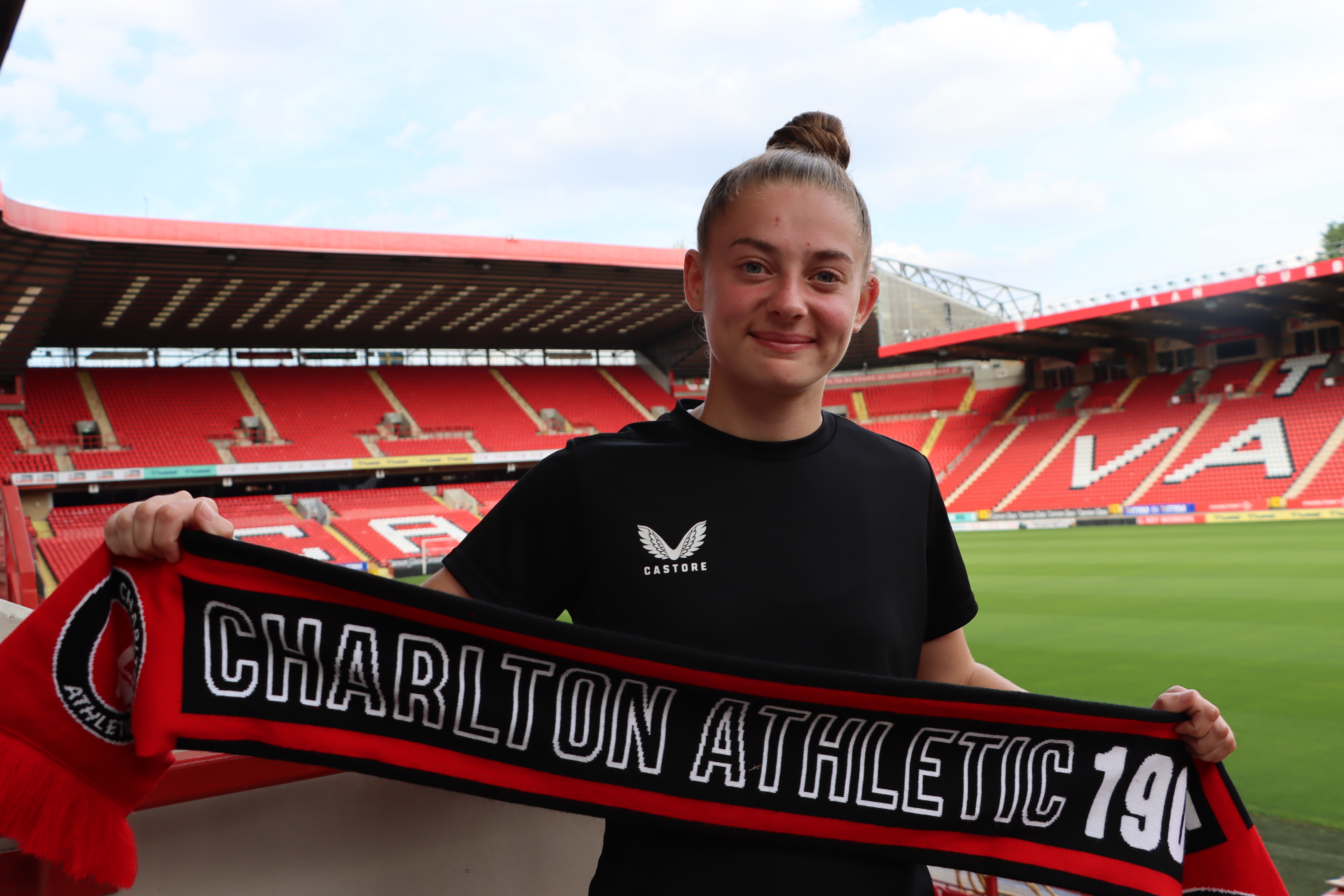 Sophie O'Rourke at The Valley. 