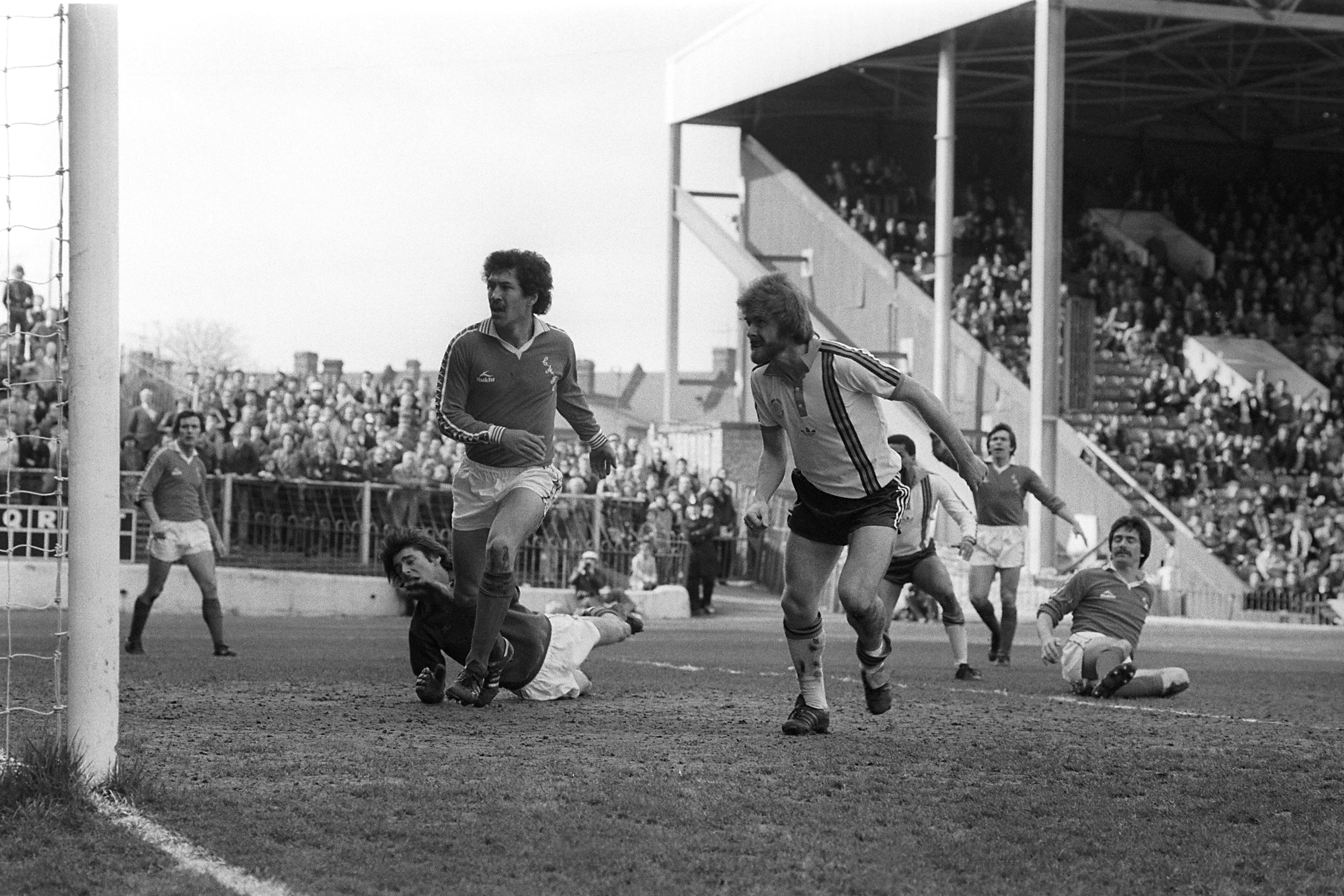 Charlton dropped into the third tier after finishing bottom in 1980/81