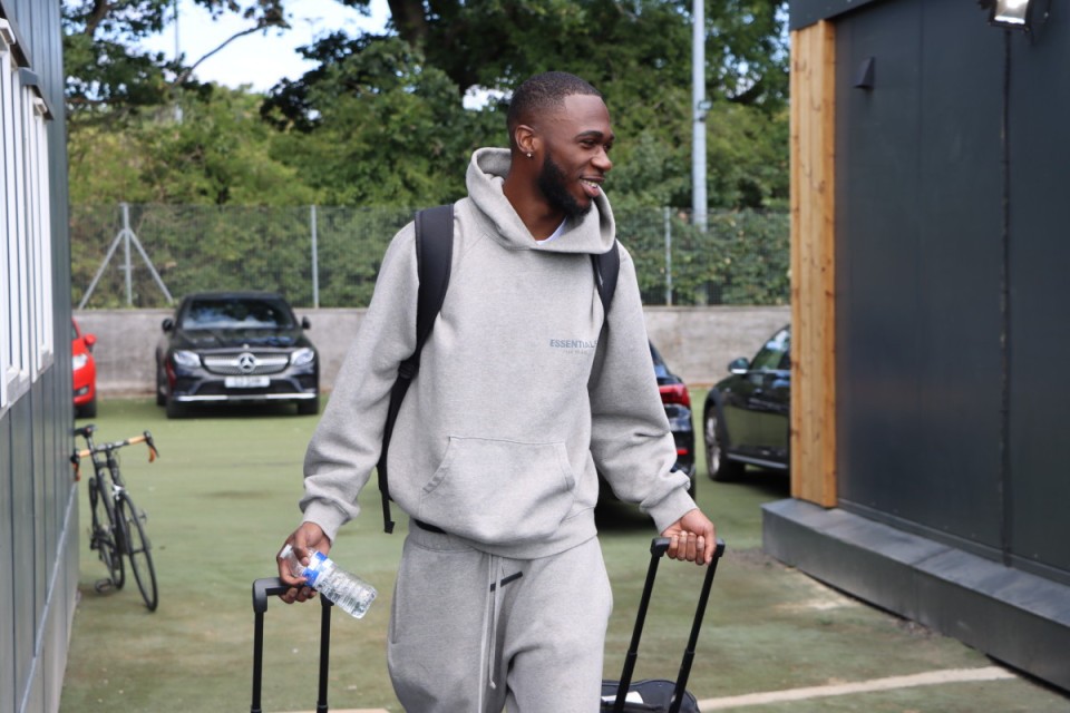 Corey Blackett-Taylor returns to Sparrows Lane for the first day of pre-season