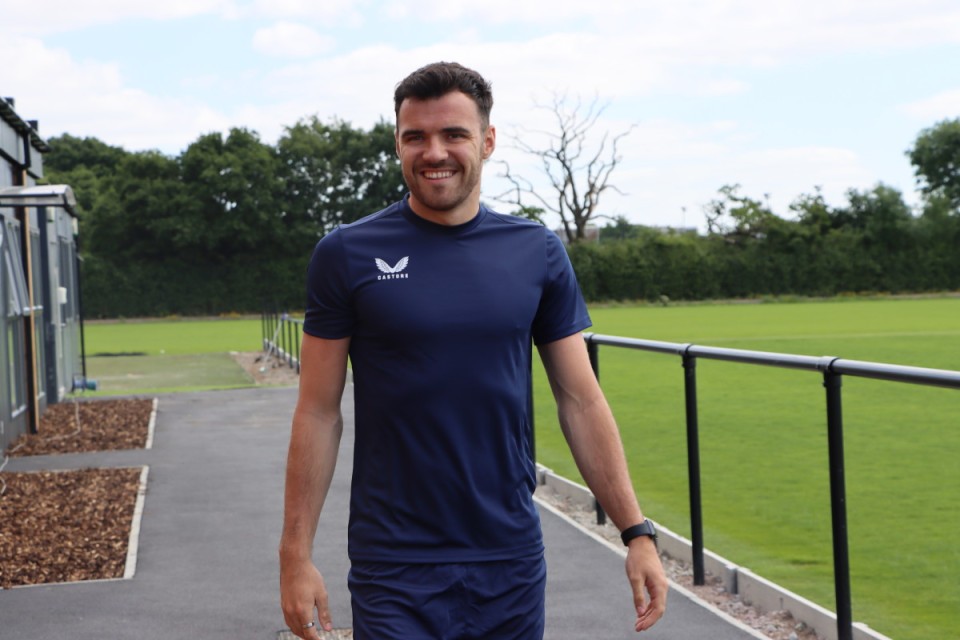 Scott Fraser returns to Sparrows Lane for the first day of pre-season