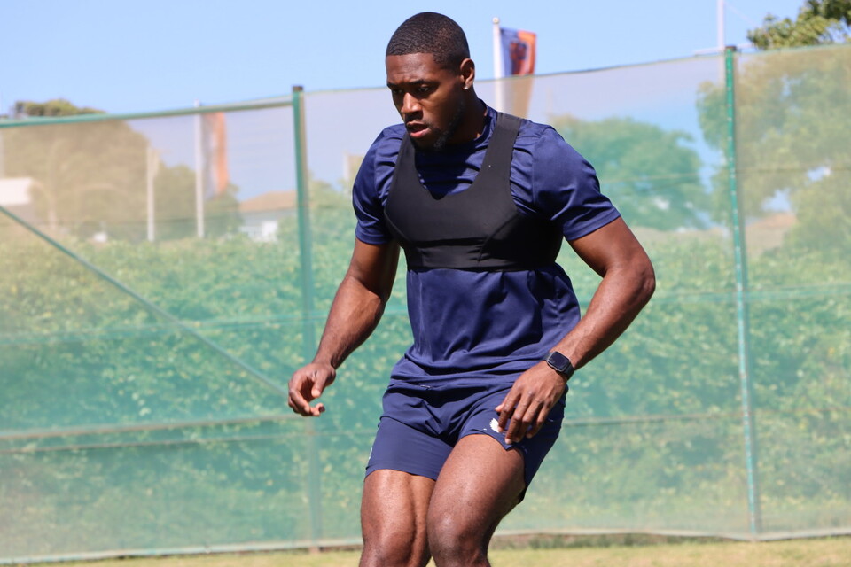 Chuks Aneke during pre-season training