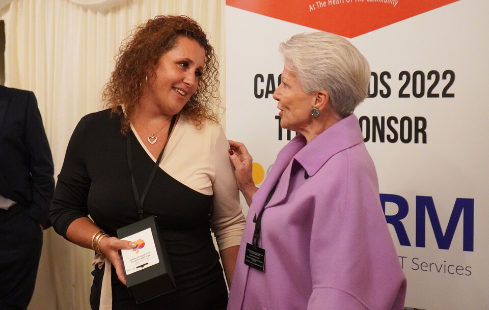 Lady Irene Hatter and Claire Hallinan