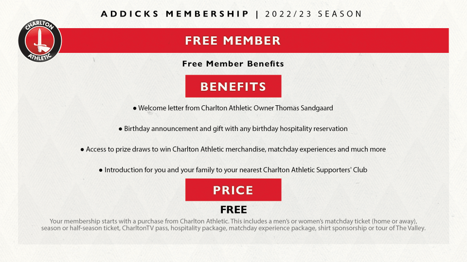 2022/23 free membership