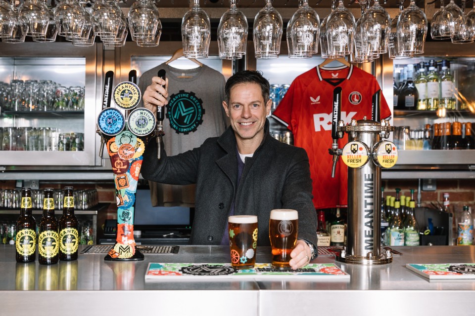 Scott Minto at the Meantime Brewery