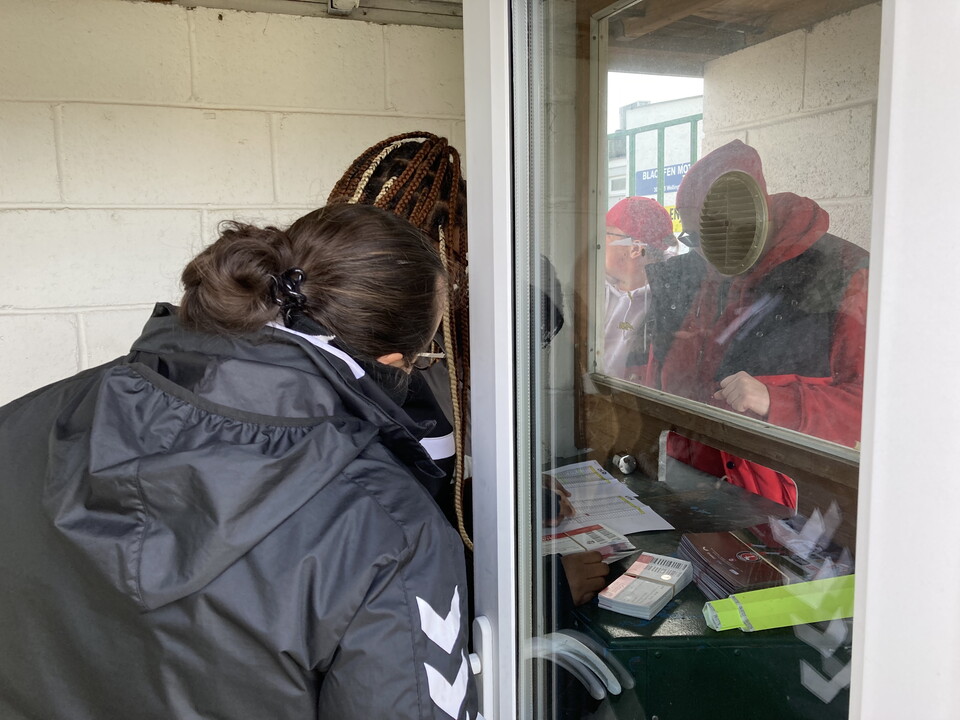Bexley volunteers on the turnstiles