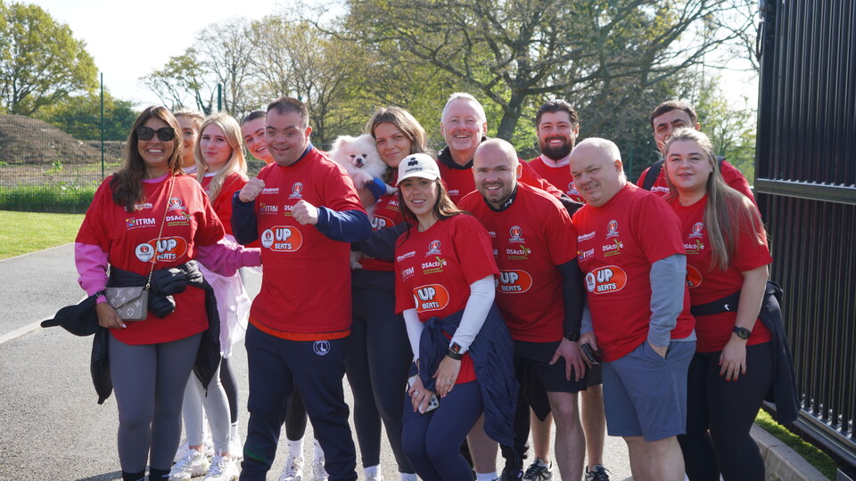 Danny Mardell's team of walkers