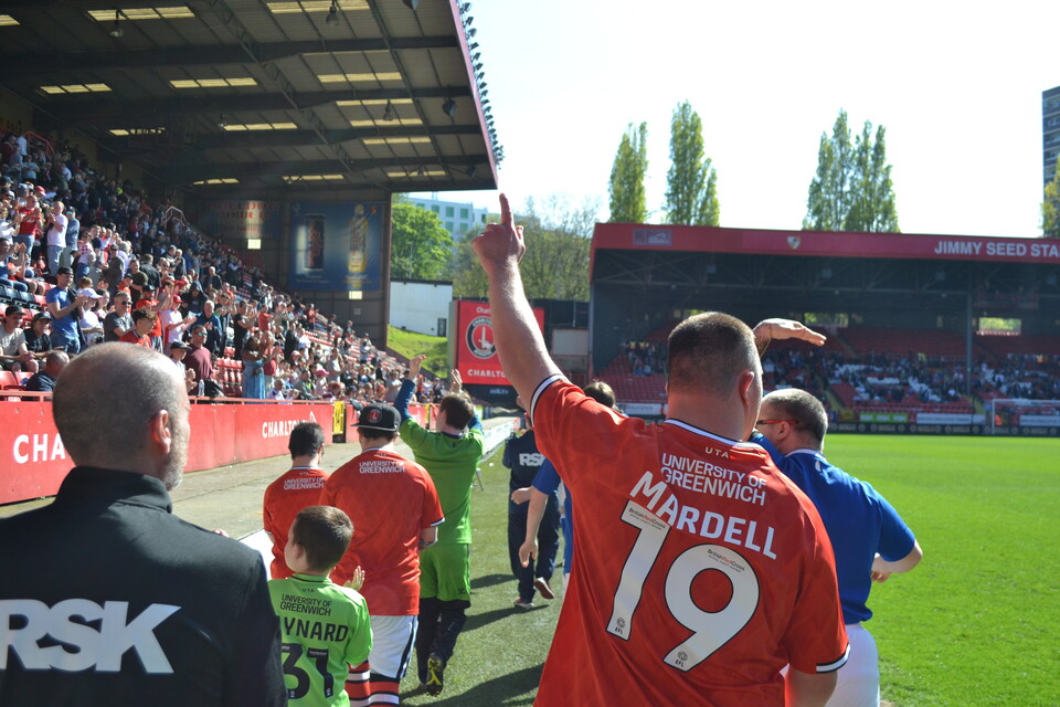 Upbeats doing their lap of honour
