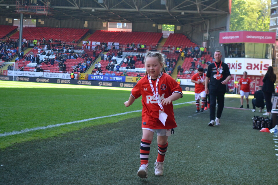 Upbeats doing their lap of honour