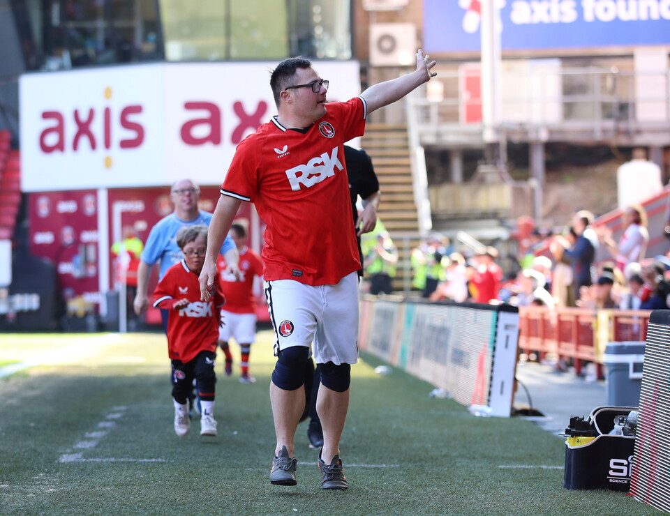 Upbeats doing their lap of honour