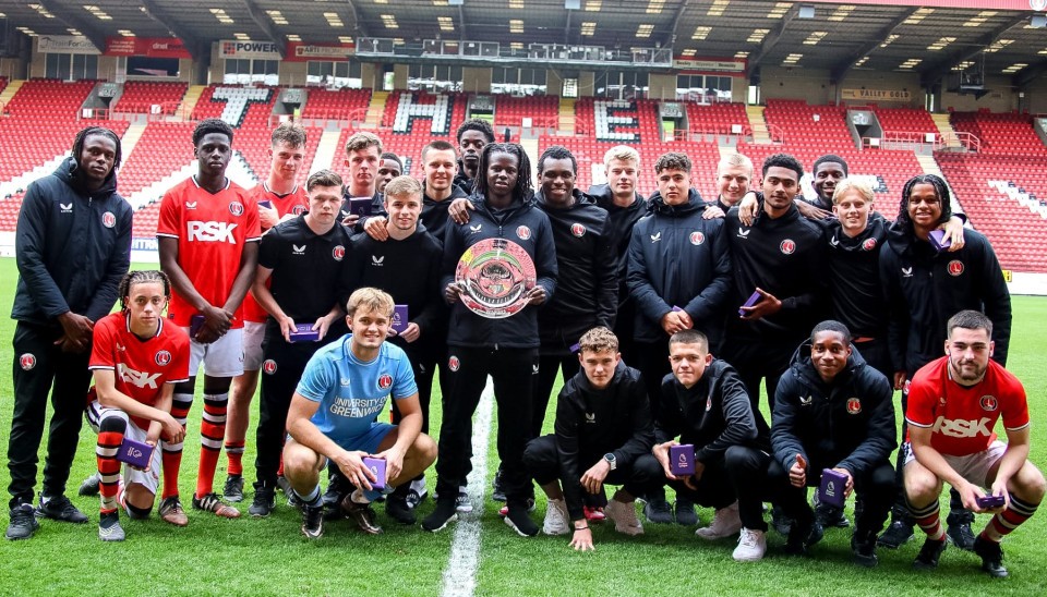 U18s title-winning team photo