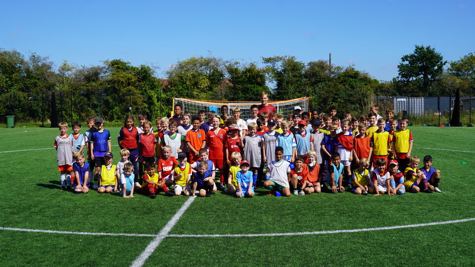Ashley with CACT holiday course participants