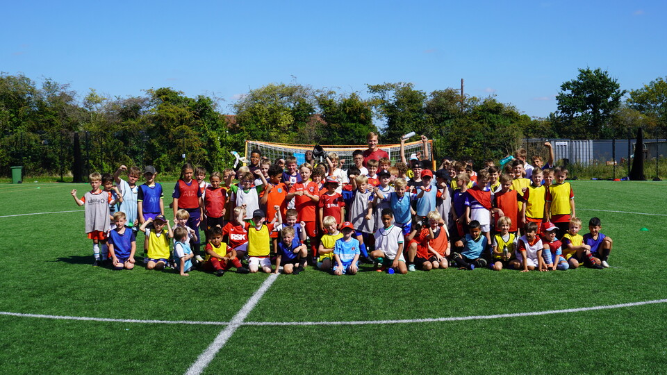 Ashley with CACT holiday course participants