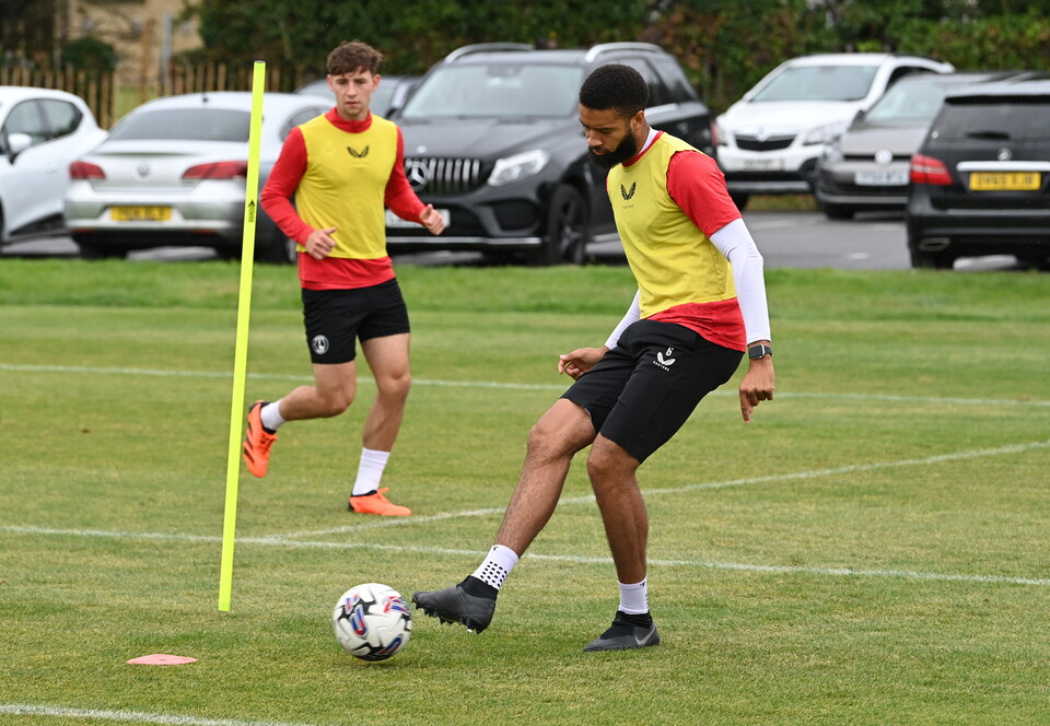 Charlton players training on August 31st