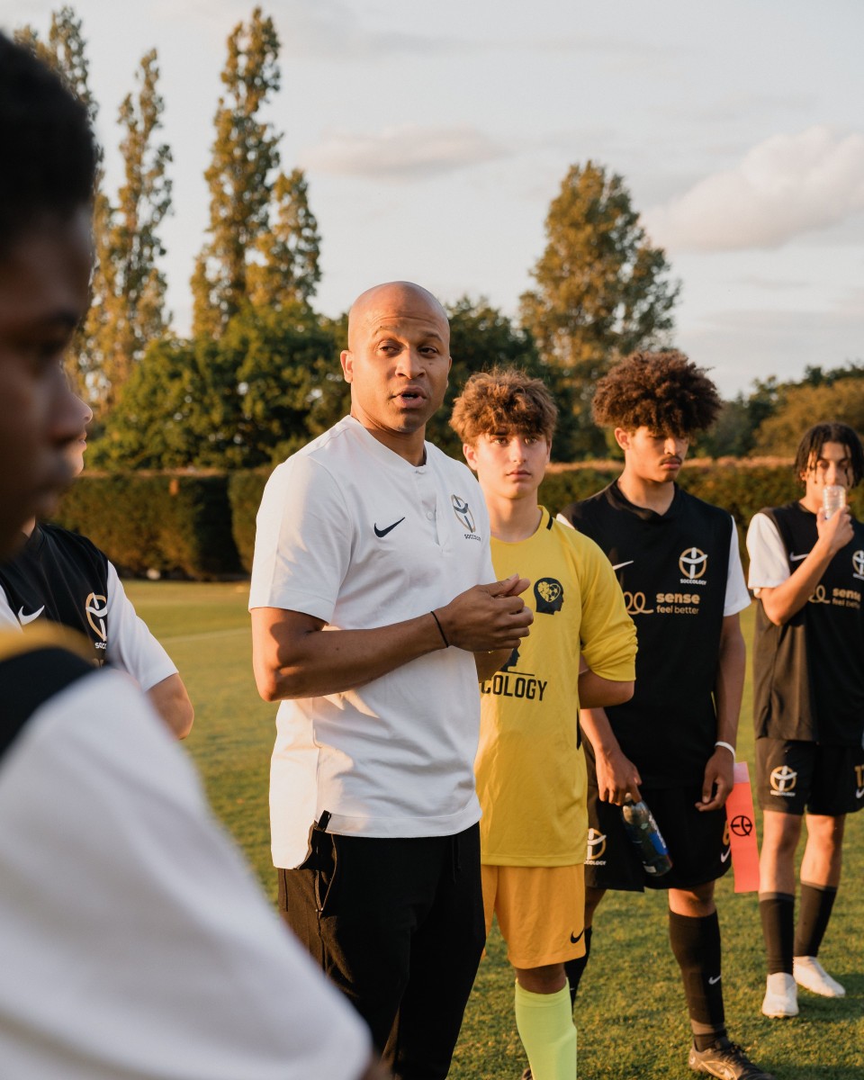 Kevin George gives a teamtalk