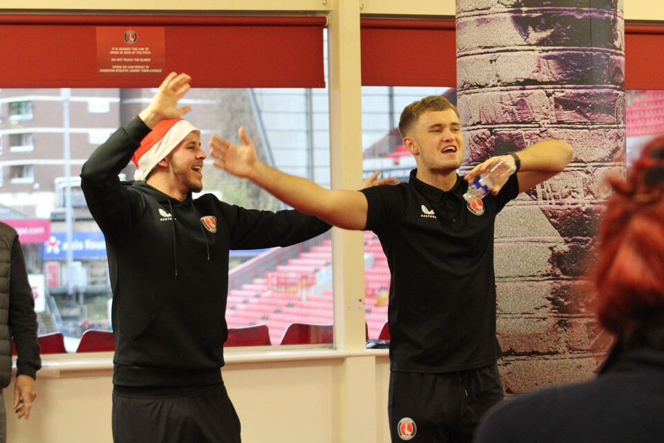 U21 players dancing