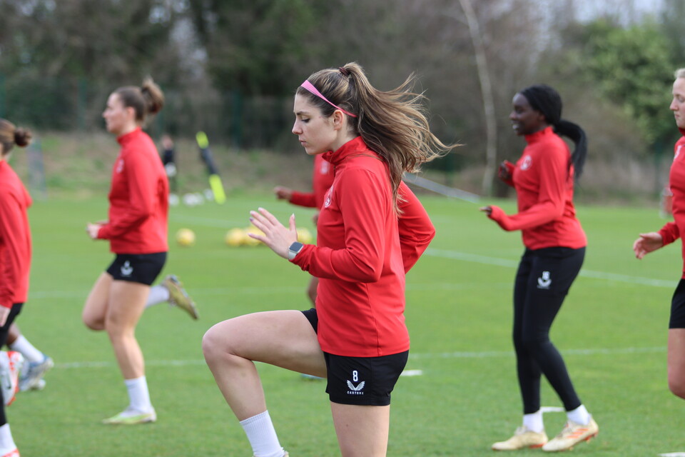 Charlton Women prepare for Spurs