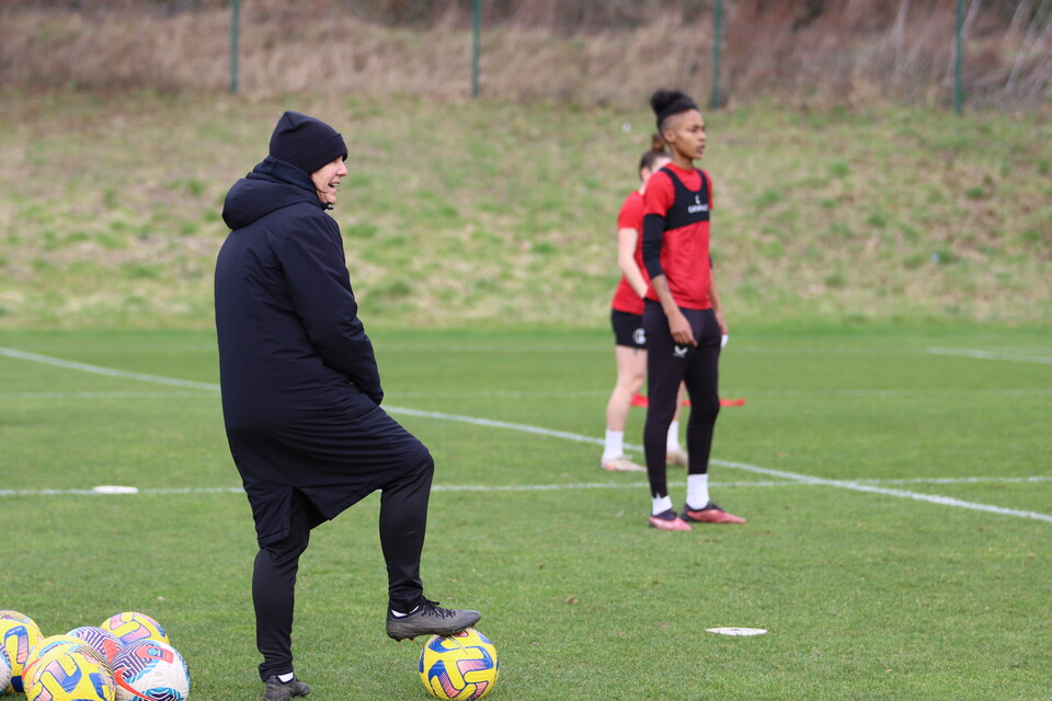 Charlton Women prepare for Spurs