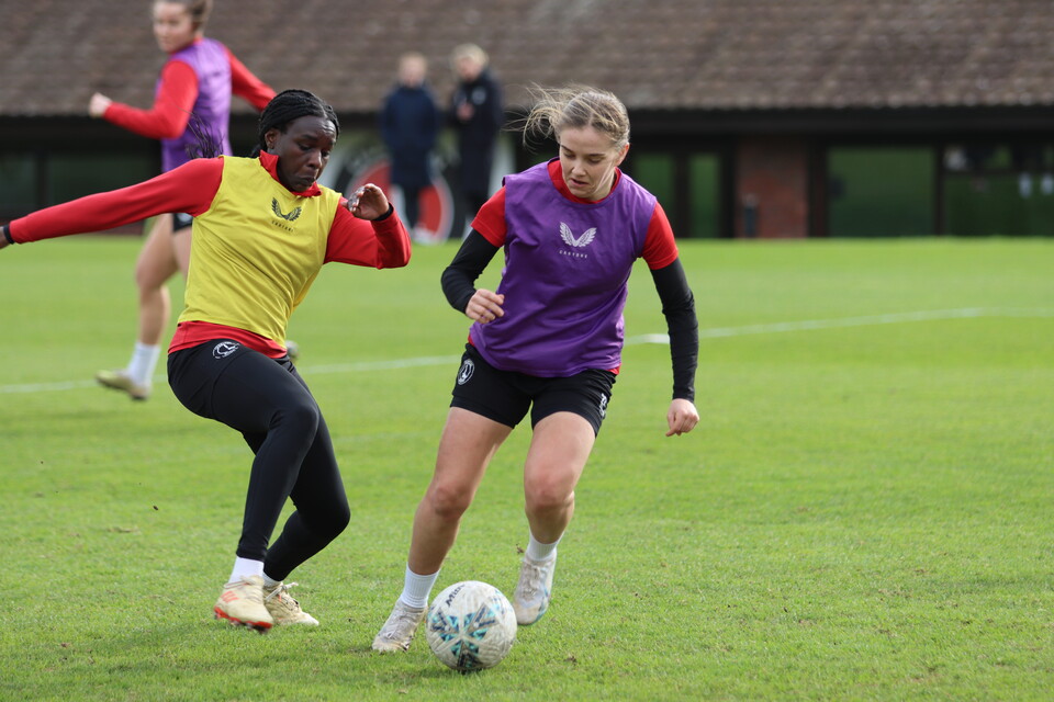 Charlton Women prepare for Spurs
