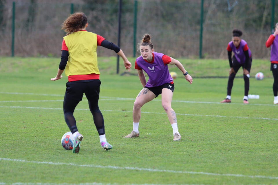Charlton Women prepare for Spurs