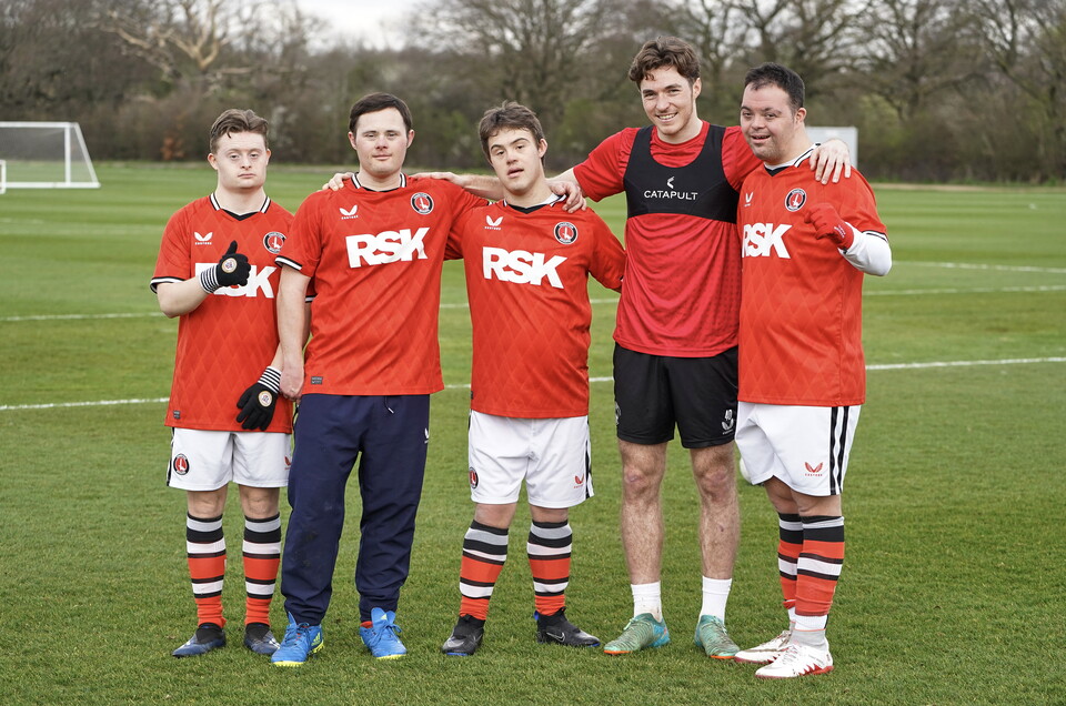 Upbeats meet men's first team