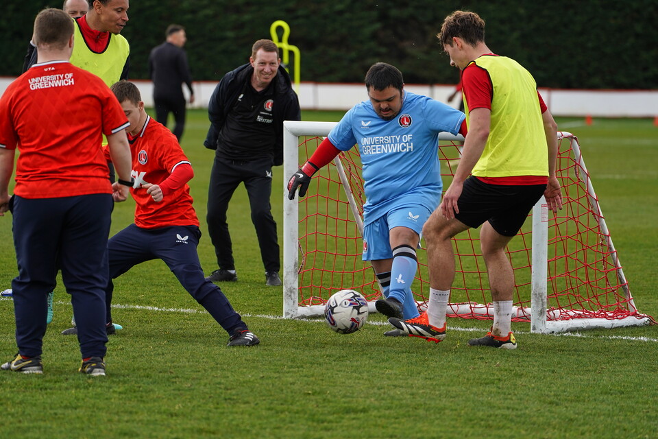 Upbeats meet men's first team