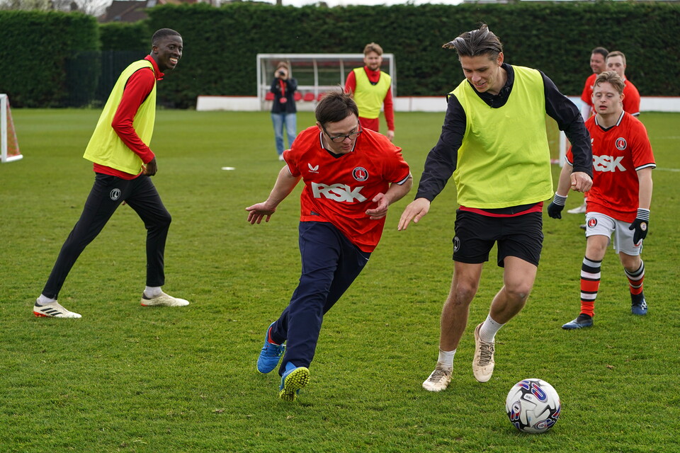 Upbeats meet men's first team